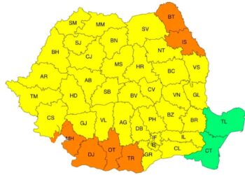 Brăila sub incidența Codului Galben