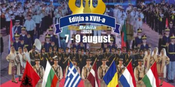 Muzici militare din șase țări și spectacole impresionante pe Esplanada Dunării de la Brăila