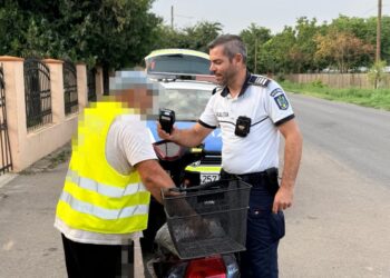 Acțiune pentru prevenirea accidentelor rutiere în care sunt implicați conducătorii de biciclete, trotinete, mopede și motociclete