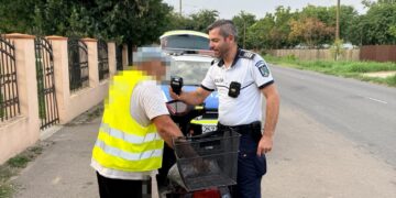 Acțiune pentru prevenirea accidentelor rutiere în care sunt implicați conducătorii de biciclete, trotinete, mopede și motociclete