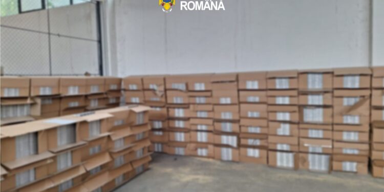 Polițiștii au descoperit peste 3.300.000 țigarete în afara unui antrepozit fiscal, fără a fi marcate, marcate necorespunzător sau cu marcaje false