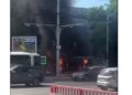 O florărie de pe Calea Galați s-a făcut scrum, sâmbătă, în urma unui scurtcircuit