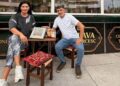 Lili Apostol, alături de Kenan Inci la deschiderea magazinului turcesc ZAYA din Brăila