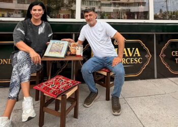 Lili Apostol, alături de Kenan Inci la deschiderea magazinului turcesc ZAYA din Brăila