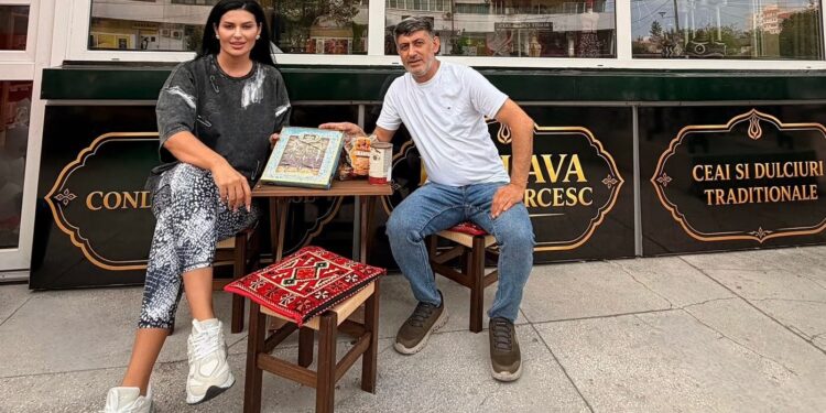 Lili Apostol, alături de Kenan Inci la deschiderea magazinului turcesc ZAYA din Brăila