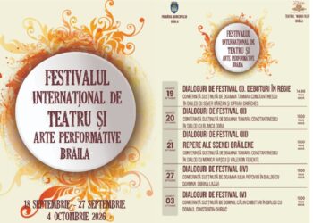Programul Festivalului Internațional de Teatru și Arte Performative Brăila 2026
