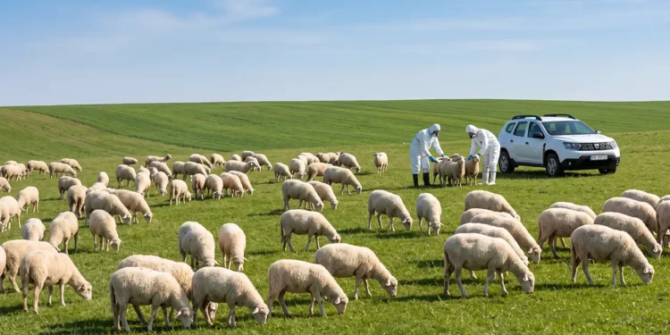 CJSU Brăila a aprobat planul pentru combaterea focarului de variolă ovină de la Măxineni. Peste 15.000 de ovine și caprine, în zona afectată