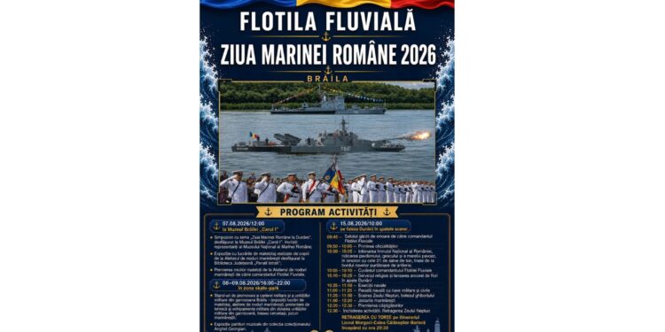Ziua Marinei Române sărbătorită la Brăila