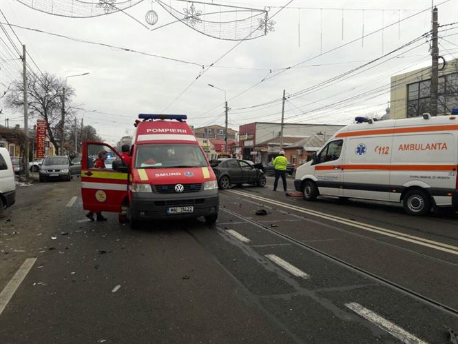 Accident grav pe Bulevardul Dorobantilor