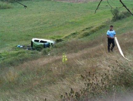 Accident la Berteștii de Jos