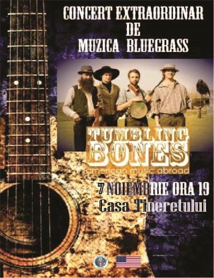 Concert bluegrass vineri la Braila