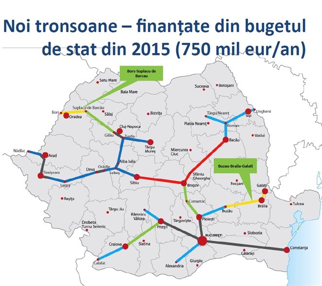 Braila ramane pe lista de asteptare in proiectul autostrazilor