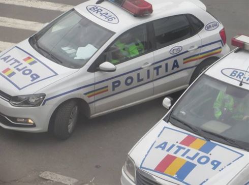 Focuri de arma pe o strada in spatele scolii Mihu Dragomir din Braila