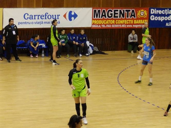 HC Dunarea Braila victorie la pas in meciul tur din Cupa EHF