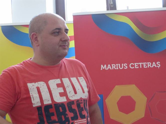 Maestrul FIDE Marius Ceteras si-a lansat cartea ”Atacul asupra regelui” la editia de vara a Cupei Micul Print