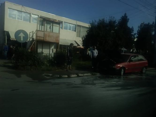Opelul unui galatean a luat foc in apropierea TUG Center