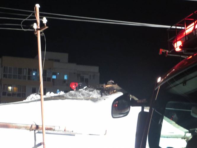 Incendiu la o casa din Radu Negru