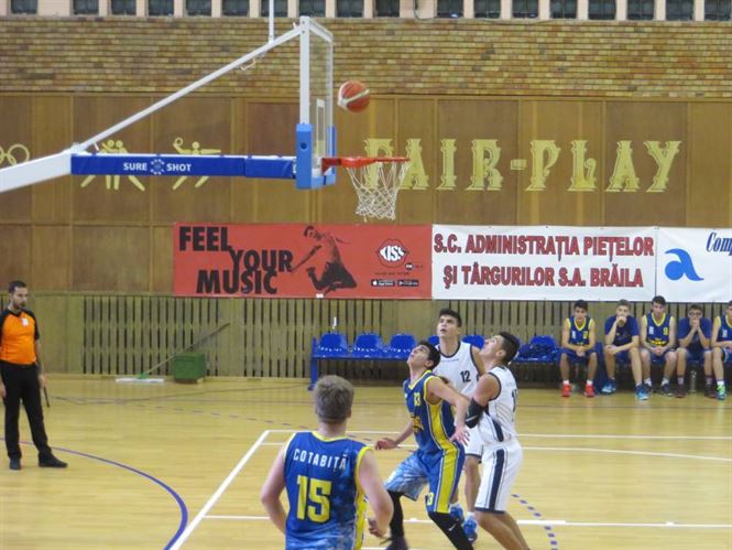 Cuza Sport Braila a invins Unirea Iasi in etapa a II-a la baschet juniori U18