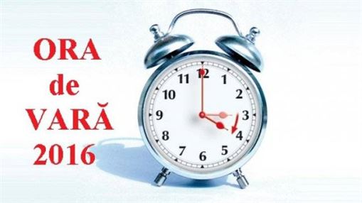 In aceasta noapte trecem la ora de vara. Ora 3 devine ora 4