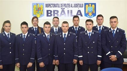 Inca 10 politisti au fost repartizati la IPJ Braila