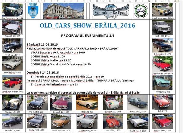 OLD CARS SHOW BRAILA 2016