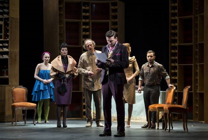 Actorii teatrului brailean, pe scena Teatrului Odeon cu piesa Tartuffe