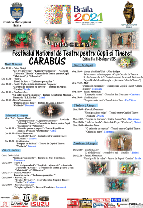 Festivalul Național de Teatru pentru Copii și Tineret “Cărăbuș”
