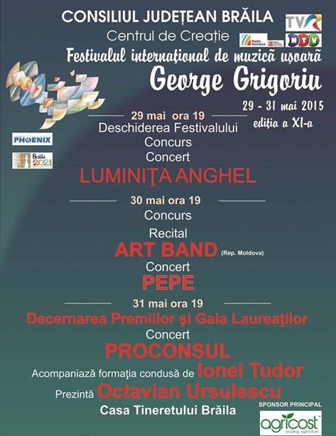 Vineri incepe Festivalul George Grigoriu