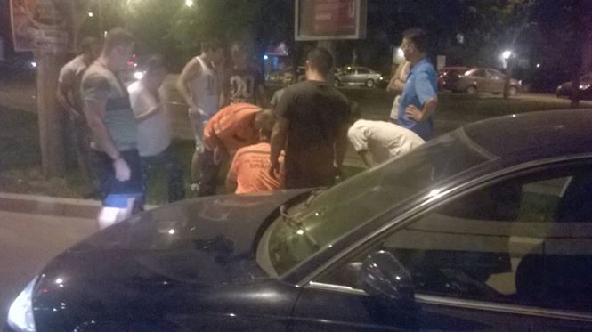 Minorul cersetor din Bariera accidentat de o masina joi seara