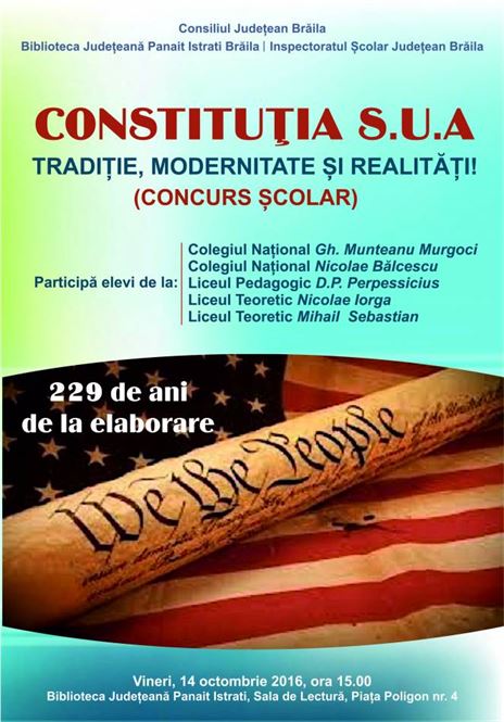 Concurs ”Ziua Constitutiei SUA”