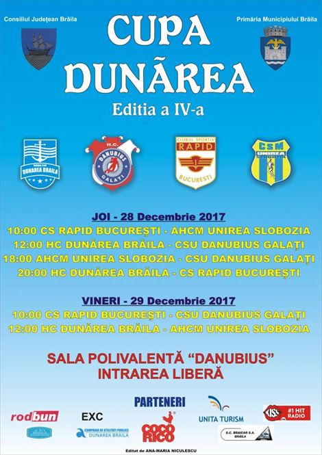 Joi si vineri in Polivalenta are loc editia a IV-a a Cupei Dunarea