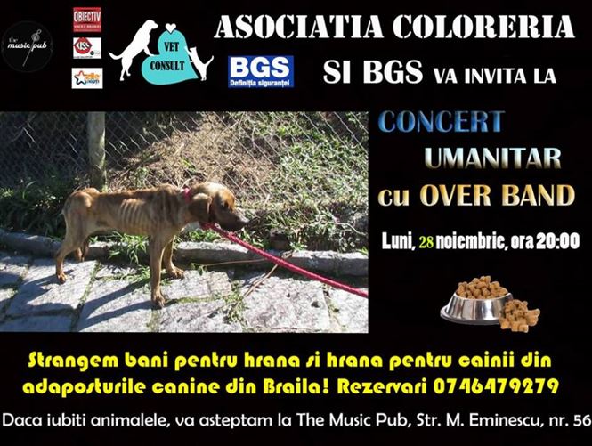 Asociaţia COLORERIA – Concert pentru strângere de fonduri