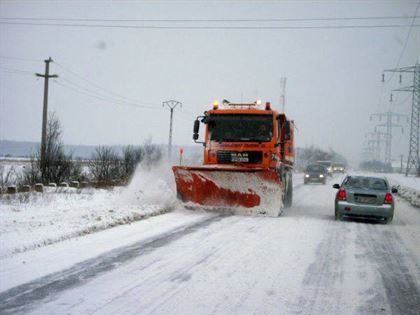 Drumurile nationale din judetul Braila fara contract de deszapezire