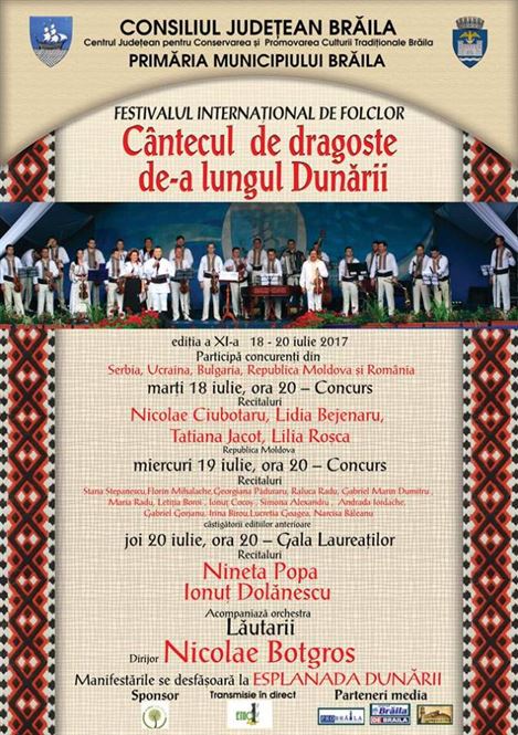 Recitaluri de exceptie la Festivalul ”Cantecul de dragoste de-a lungul Dunarii”