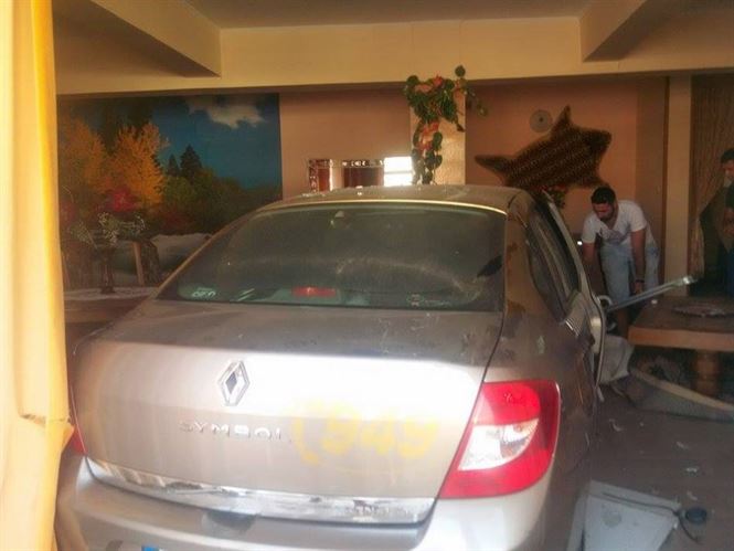 Exclusiv: S-a trezit cu taxiul in casa